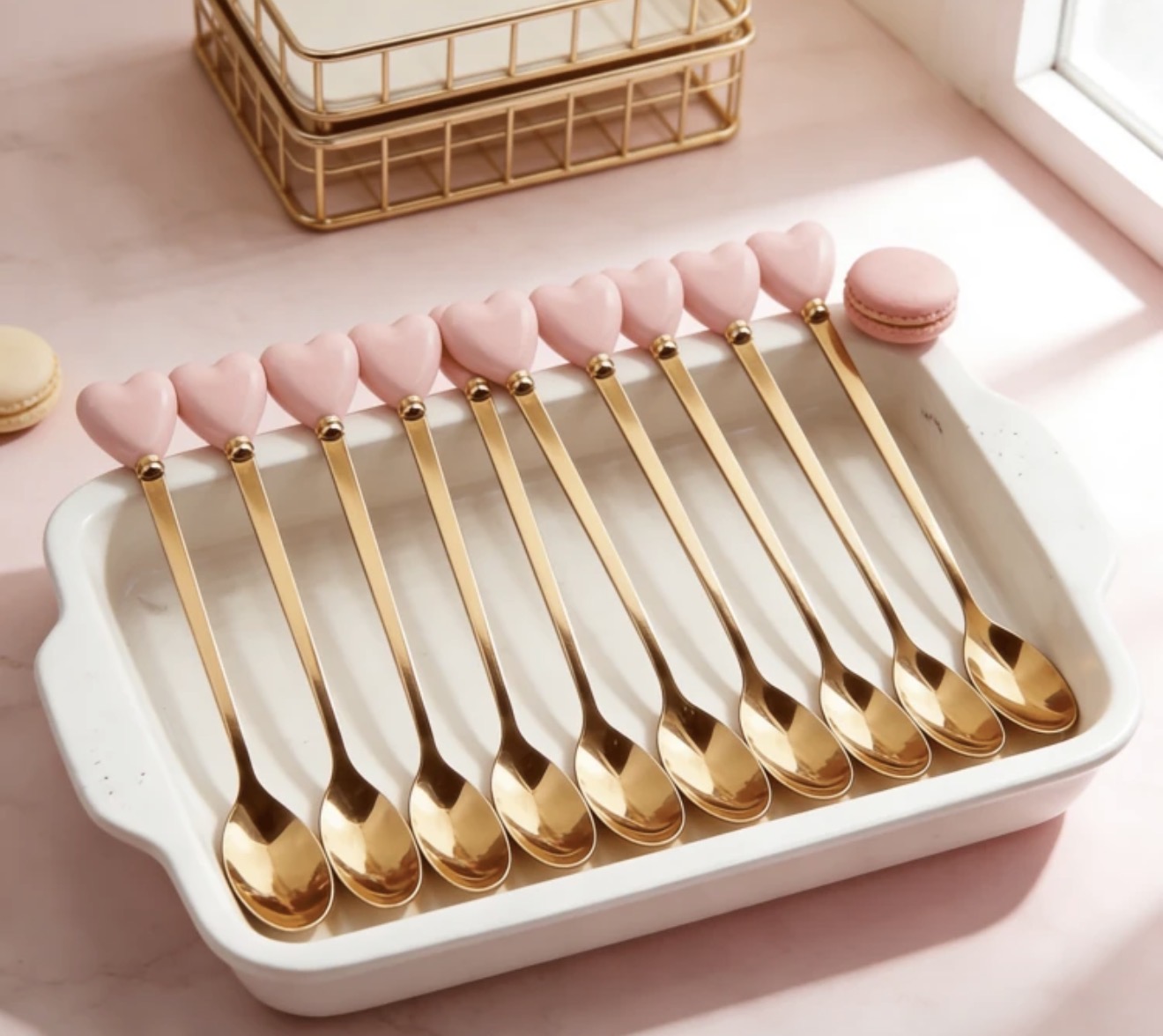 'You Are Loved' Heart Spoons, Pack of 10